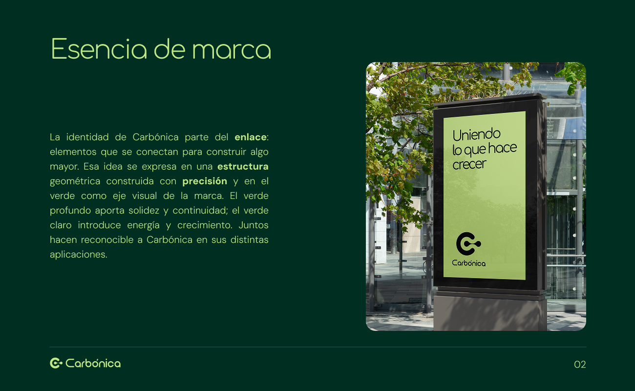 Carbónica — página de identidad 03